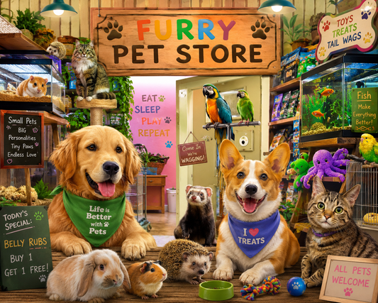 Furry Friends Love You Unconditionally..Fill the Wish List Treats, Toys and Time for Smiles